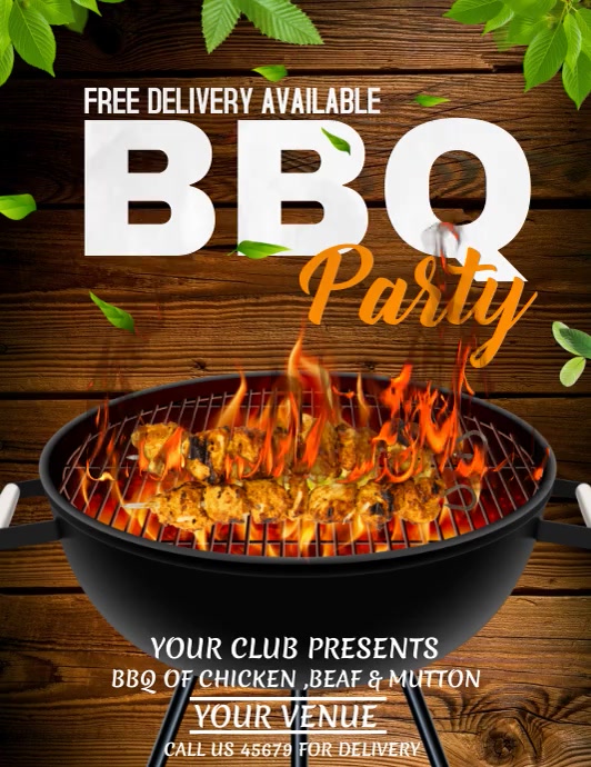 Barbecue flyers,Menu flyers template