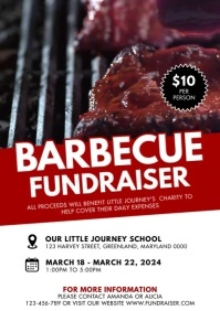 Barbecue Fundraiser A4 template