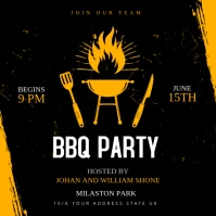 Barbecue instagram post Persegi (1:1) template