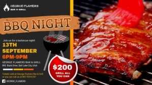 Barbecue Night event Digital Display Video Template