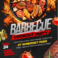 Barbecue Party Instagram 帖子 template