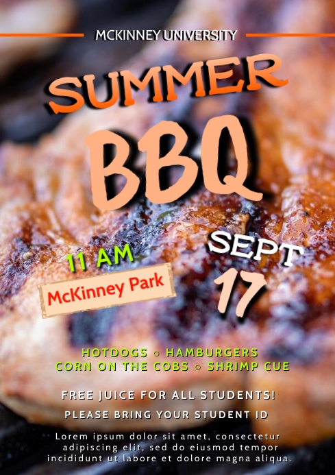 Barbecue template | PosterMyWall