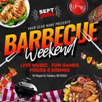 Barbecue Weekend Pos Instagram template