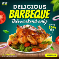 Barbeque Ads Template | PosterMyWall