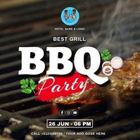 barbeque Instagram na Post template