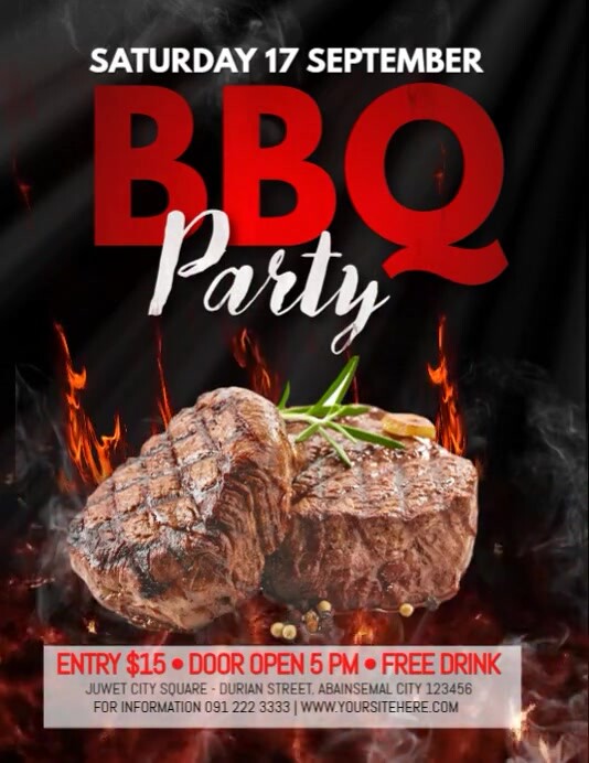 Barbeque Party Video Ads Template | PosterMyWall