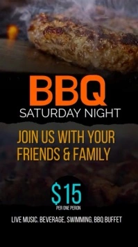 Barbeque Poster Templates Instagram Reel