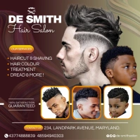 BARBER Instagram Post template