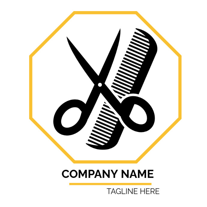 bARBER LOGO HAIRCUT LOGO PROFESSIONAL LOGO Logótipo template