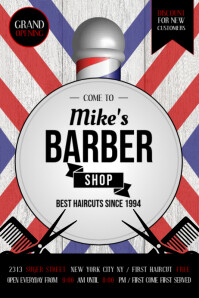 Buat Poster Menarik Untuk Tempat Pangkas Rambut Postermywall