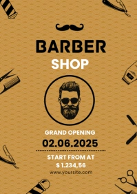 Barber Shop A2 template