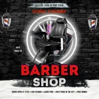 Barber Shop Instagram Post template