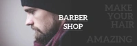 Barber Shop LinkedIn Banner template