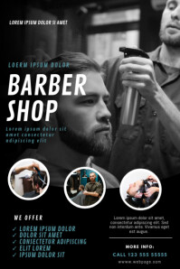 Uber 100 Anpassbare Designvorlagen Fur Friseur Flyer Postermywall