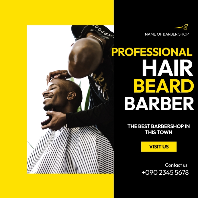 BARBER SHOP FLYER Template PosterMyWall