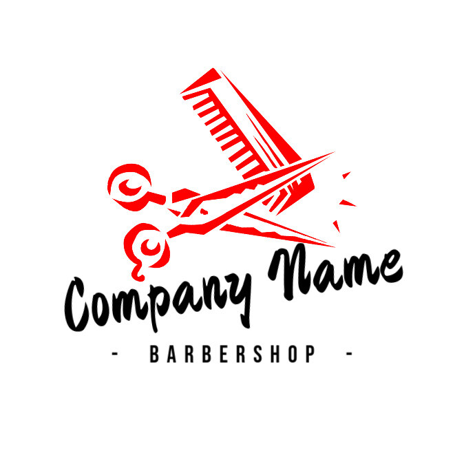 Plantilla De Barber Shop Logo Postermywall
