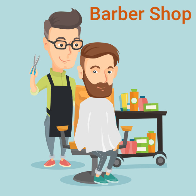 Barber shop logo design template free downloa