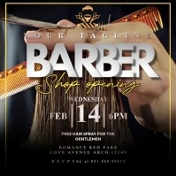 Barber Shop Opening Instagram template