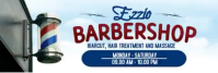 Barbershop Banner Design Ibhana le-LinkedIn template