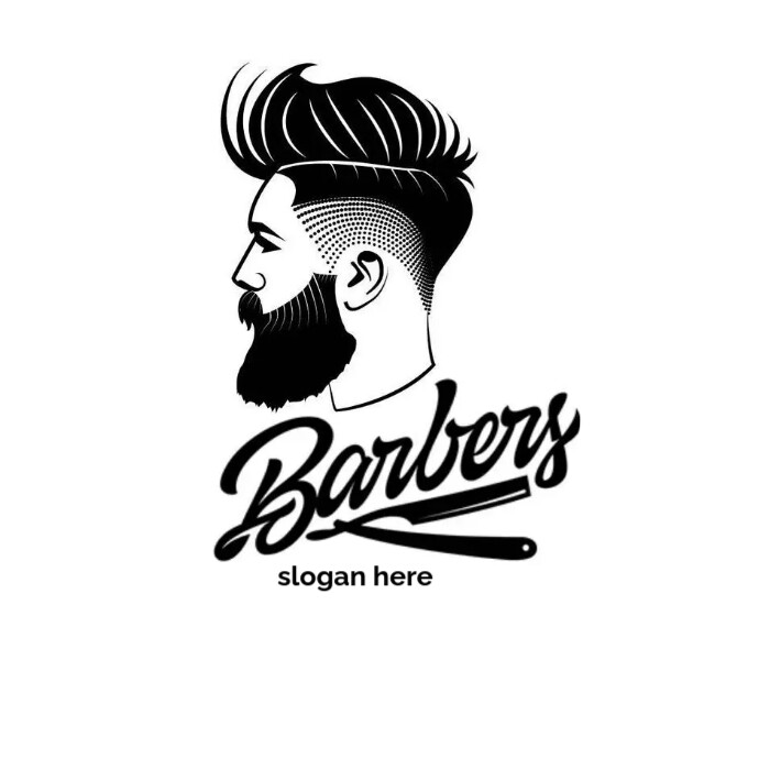 logo design barber 💈 logo Template PosterMyWall