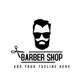 Barbershop logo template