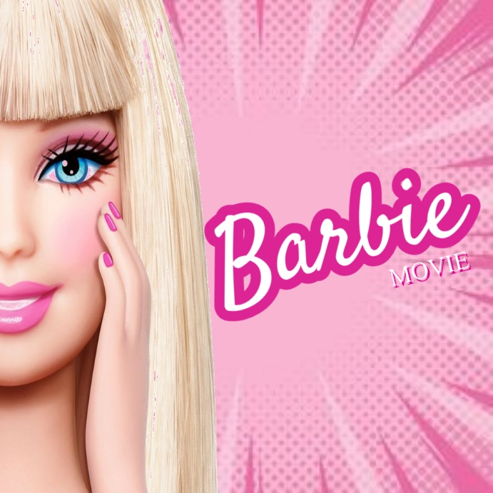 Barbie poster 2023 Publicação no Instagram template