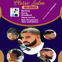barbing salon template (8) Instagram Post