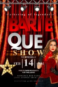 Barique Show Video Плакат template