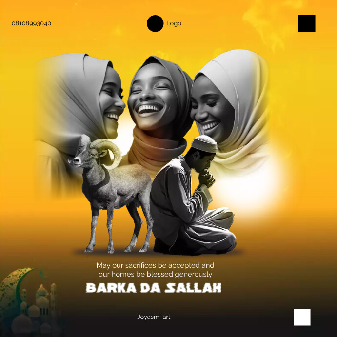 Copy of Barka da sallah | PosterMyWall