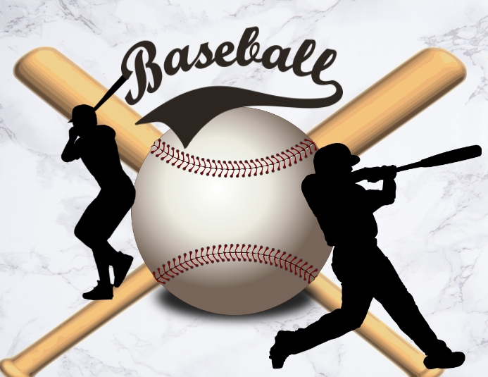 Base ball Flyer (US Letter) template
