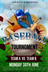 Baseball, event, sports, cricket Gráfico de Tumblr template