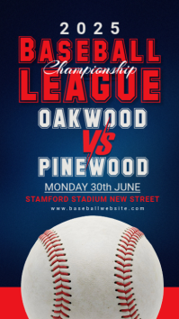 Baseball,event,sports Instagram na Kuwento template