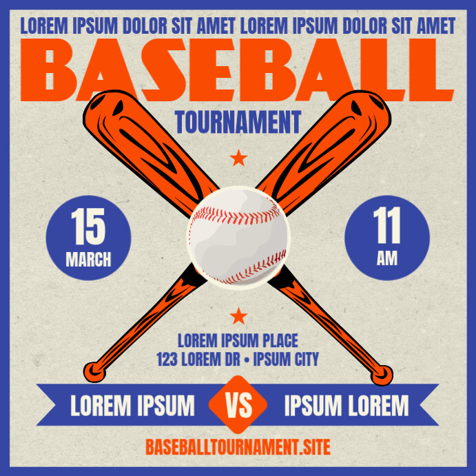 Baseball Banner Examples BASEBALL BANNER Template | PosterMyWall