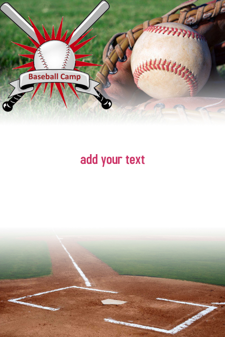 Baseball Camp Template PosterMyWall