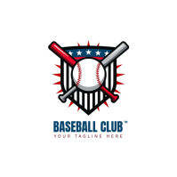 Baseball club Logo template