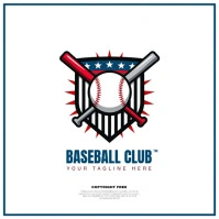 Baseball club Logo template