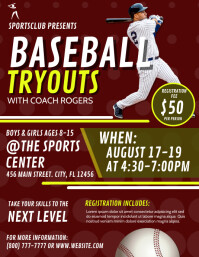 1.1K+ Free Baseball Flyer (US Letter) Templates | PosterMyWall