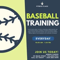 Baseball Instagram na Post template