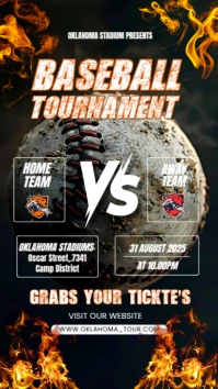 baseball Historia de Instagram template