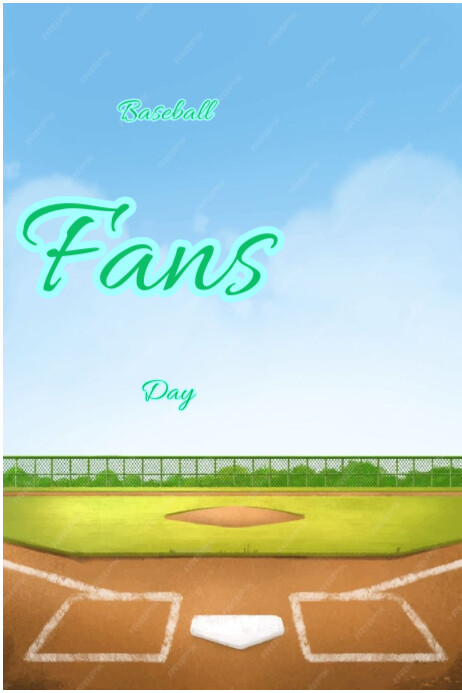 Baseball fans day Template | PosterMyWall
