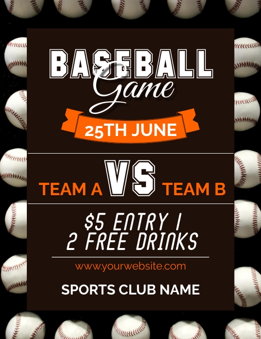Baseball Flyer Template | PosterMyWall