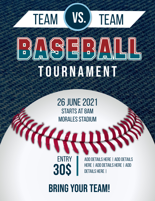 Baseball Flyer Template | PosterMyWall