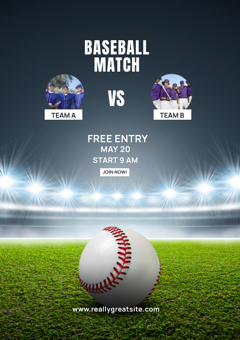 Baseball Flyer Template | PosterMyWall