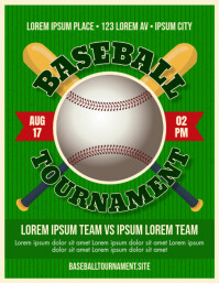 Baseball Tournament Flyer Template | PosterMyWall