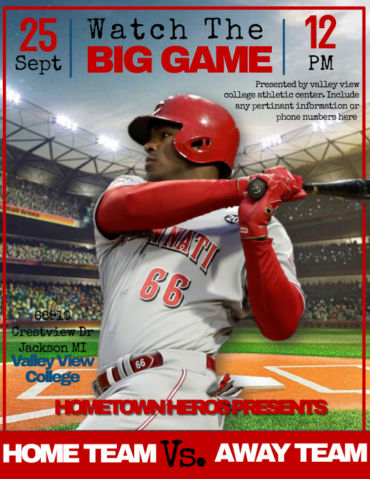 Baseball Flyer Template | PosterMyWall