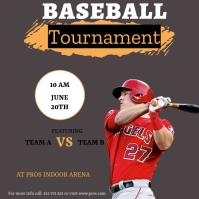 baseball match Template | PosterMyWall