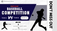 Baseball flyers Digital Display (16:9) template