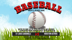 Baseball Game Pos Twitter template