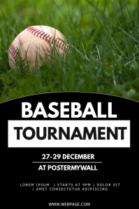 Baseball Tournament Poster Template | PosterMyWall