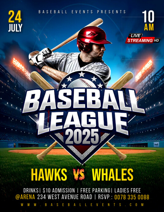 Baseball league match day teams schedule livestream watch party bar ...
